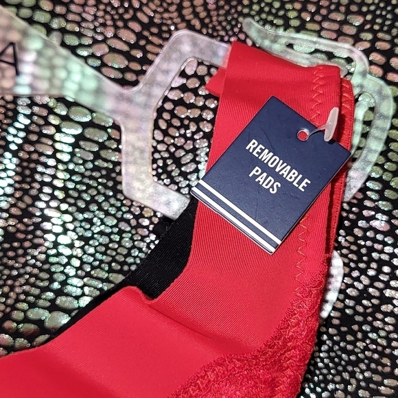 (2 bras) Sexy Red and Black Lace bras by Nautica (NWT) - Picture 8 of 8